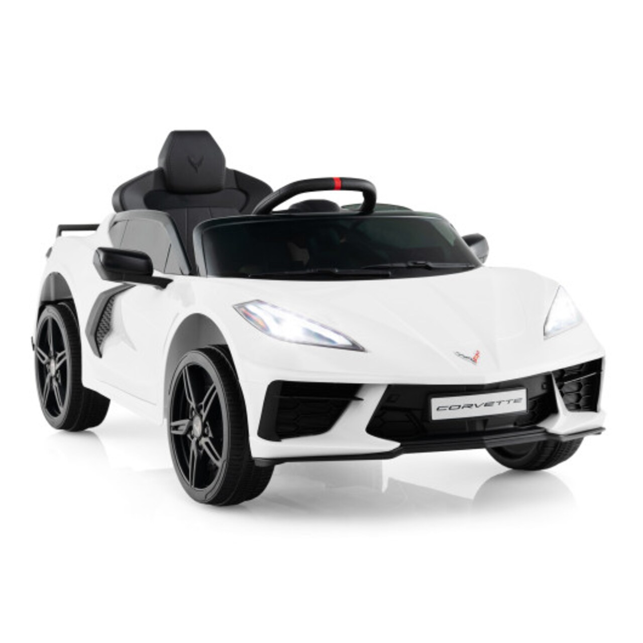 12V Electric Kids Ride On Car Licensed Chevrolet Corvette C8 with Remote Control Ages 3+ Years Old